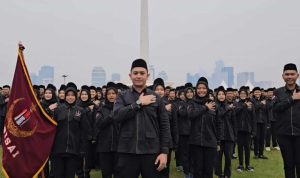 Foto 1 - Perisai Syarikat Islam mengumumkan kesiapannya untuk memobilisasi 1.000 personel relawan dari anggotanya ke Palestina. (Dok. Istimewa)