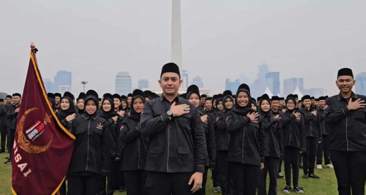 Foto 1 - Perisai Syarikat Islam mengumumkan kesiapannya untuk memobilisasi 1.000 personel relawan dari anggotanya ke Palestina. (Dok. Istimewa)